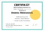 Certifikát potvrzující úspěšné absolvování kurzu Základy překladu od Belisha Beacon  (zobrazit v plné velikosti)