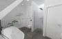Koupelna v jemném industriálním stylu | návrh interiéru