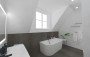 Koupelna v jemném industriálním stylu | návrh interiéru