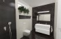 Koupelna v černém mramoru | návrh interiéru