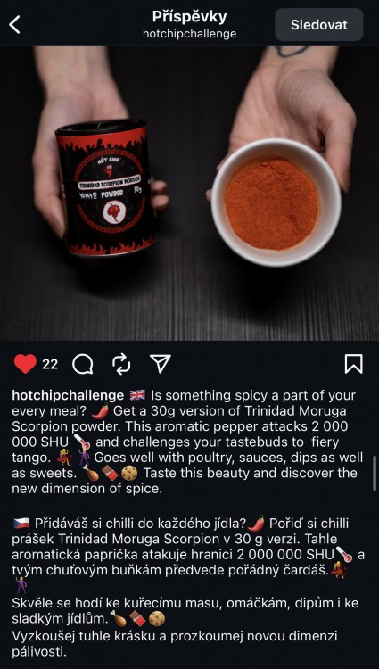 Instagram post | hotchipchallenge