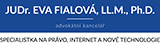 JUDr. Eva Fialová, LL.M., Ph.D. - logo