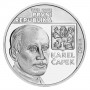 Stříbrná mince Karel Čapek | produktová fotografie
