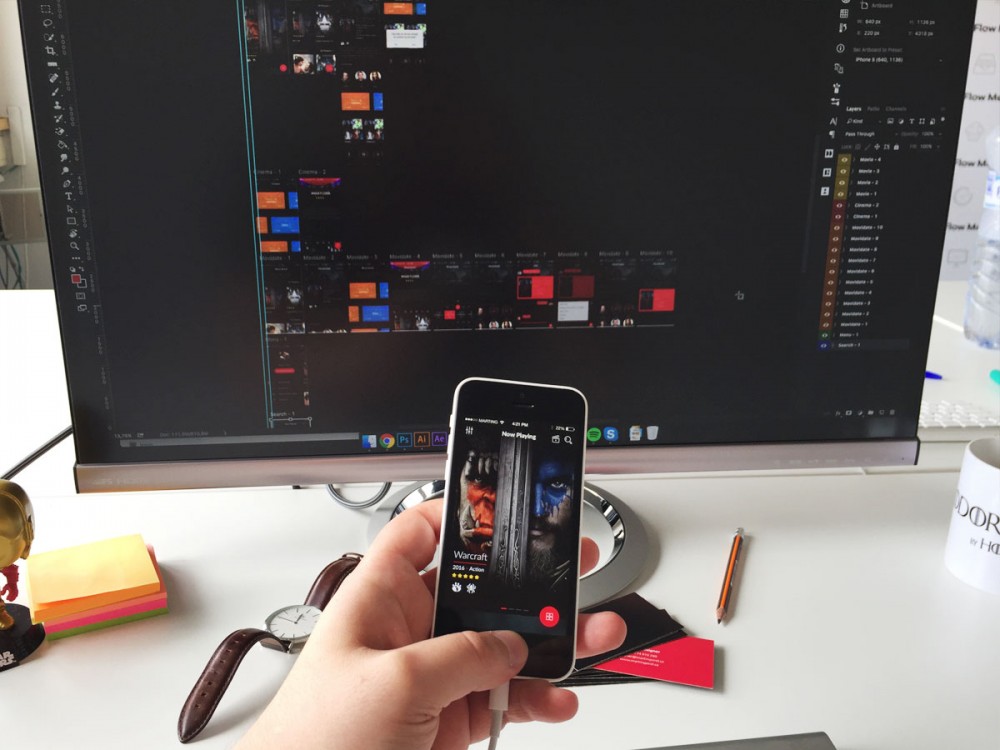Movier | design mobilní aplikace