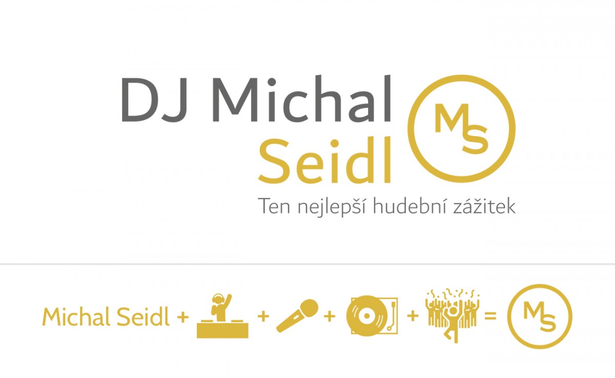 Michal Seidl - DJ a moderátor | Logo a vizuální identita