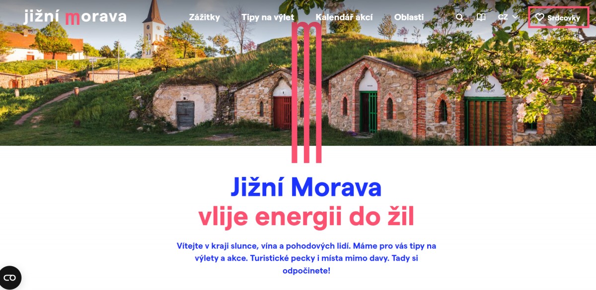Texty pro web jižní Moravy, kterou miluju