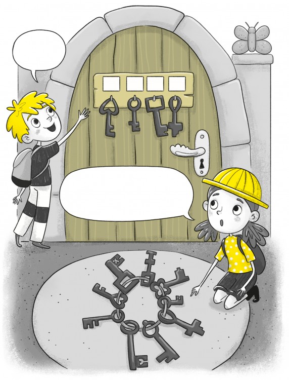 Ilustrace Tajemství motýlího ostrova