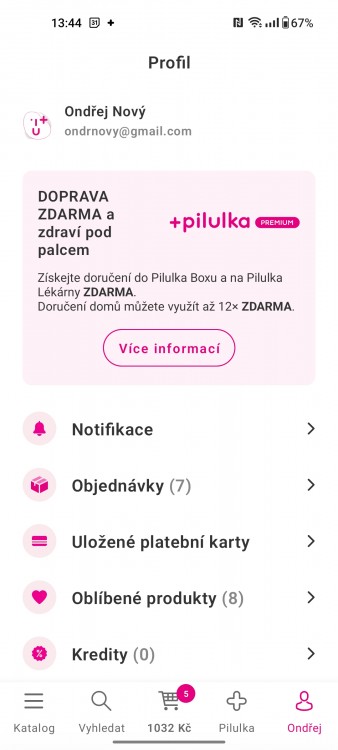 Profil | Pilulka.cz