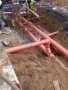 Postupné stavební práce na ZŠ – příprava rozvodů kanalizace | projekt ZTI a hospodaření s dešťovkou