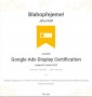 Certifikát Google Ads Display