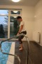 Předcvičování u bazénu | víkendový pobyt Pilatec Clinic Method v Beskydech  (zobrazit v plné velikosti)