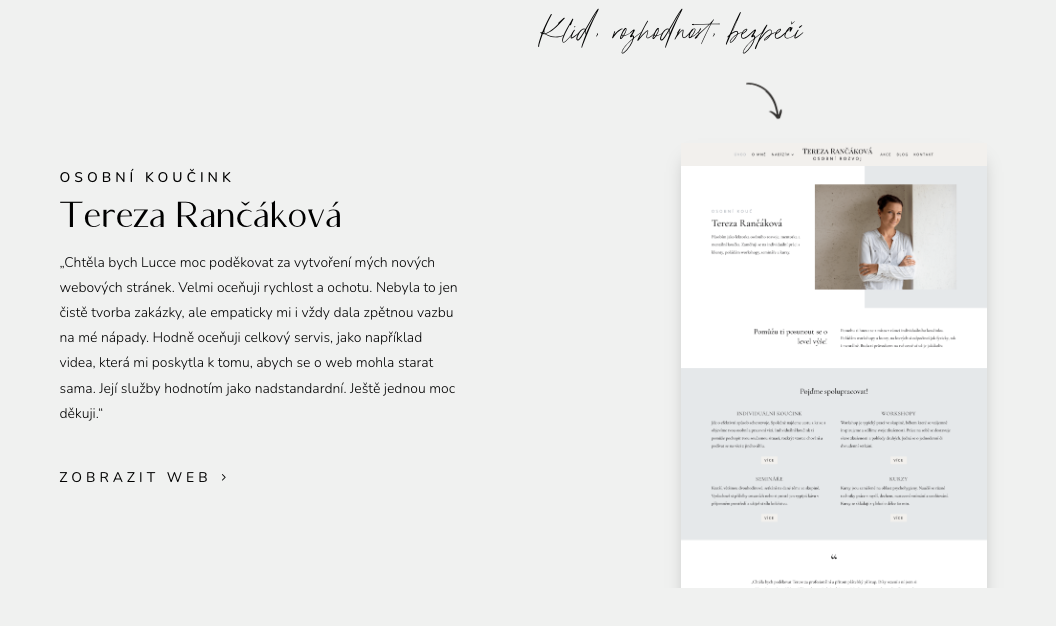 Tereza Rančáková | webdesign