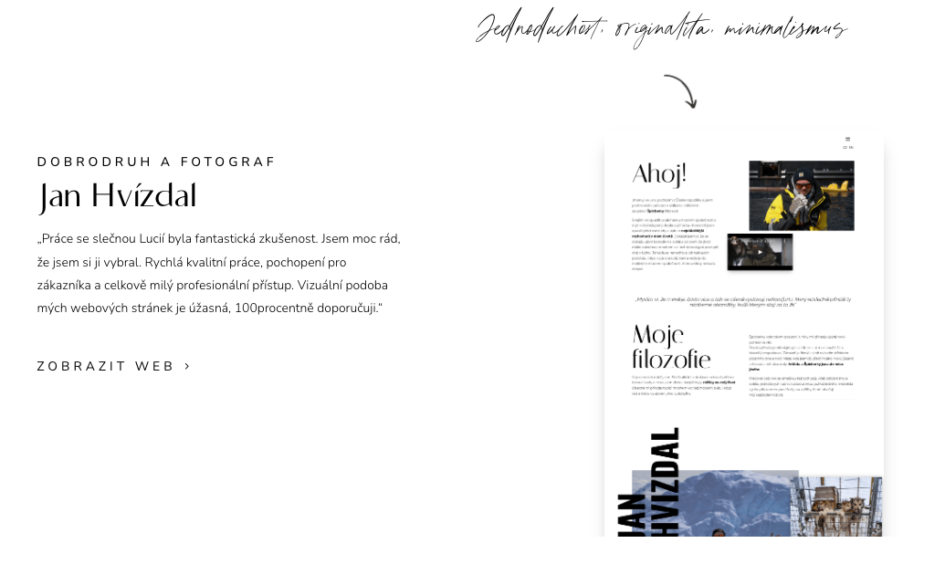 Jan Hvízdal – webdesign