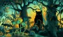 Noční les | ilustrace  (zobrazit v plné velikosti)