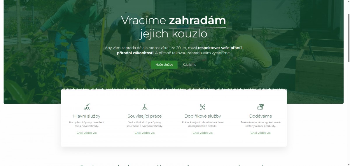 Web Zahrada11.cz
