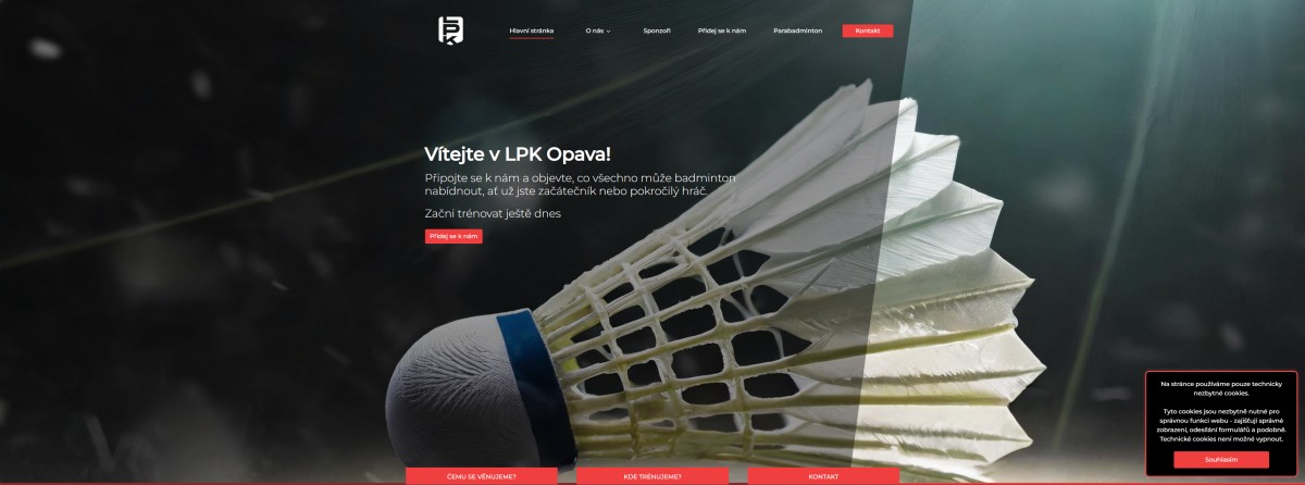 Web pro LPK Opava