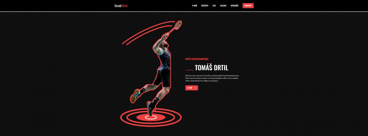Tomas Drtil – vývoj webu