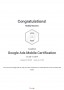 Certifikát Google Ads Mobile Certification  (zobrazit v plné velikosti)