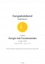 Certifikát Google Ads Fundamentals  (zobrazit v plné velikosti)
