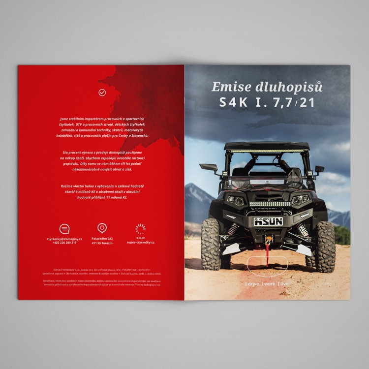 Grafický design brožur pro Buffler