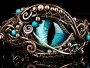 Náhrdelník dračí oko | drátované šperky Monsterance