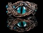 Náramek dračí oko | drátované šperky Monsterance