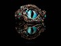 Vodní dračí oko | drátované šperky Monsterance