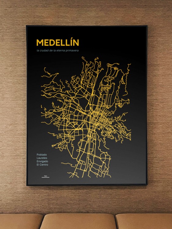 City of medellin – poster design