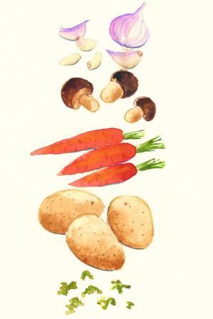 Zelenina | ilustrace Hrnečku, vař!