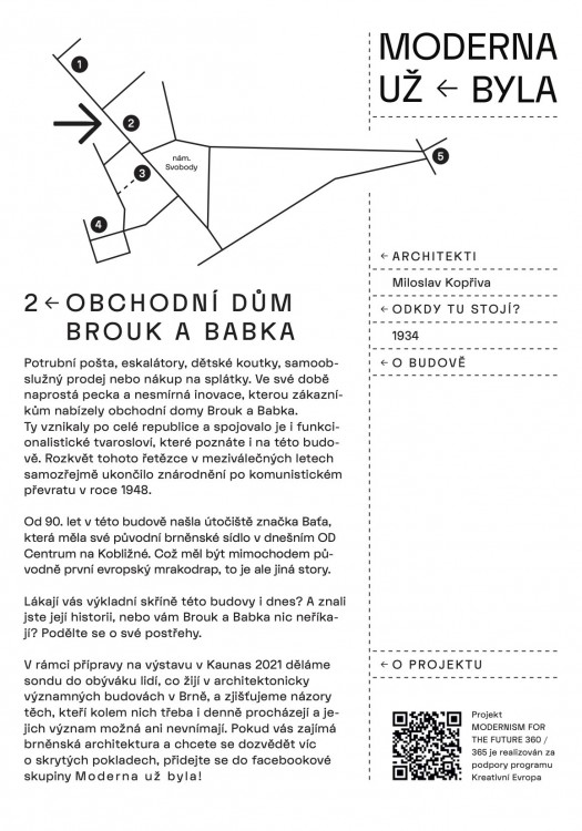 Obchodní dům Brouk a Babka | Moderna už byla!