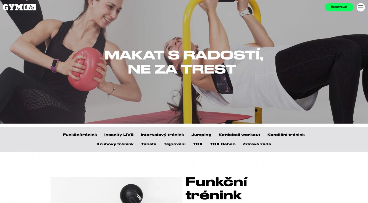 Texty na web | Gym & Joy