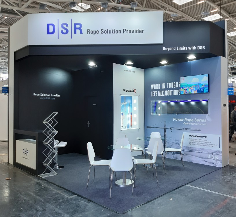 Realizace výstavního stánku DSR v Mnichově