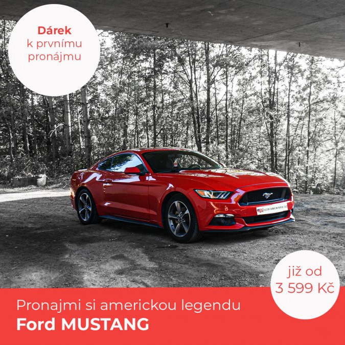 Ford Mustang – reklamní banner