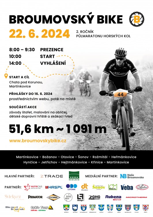 Plakát pro cyklistický závod