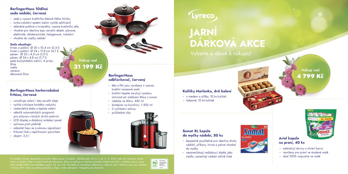 LYRECO / Produktový sezóní leták (1strana)