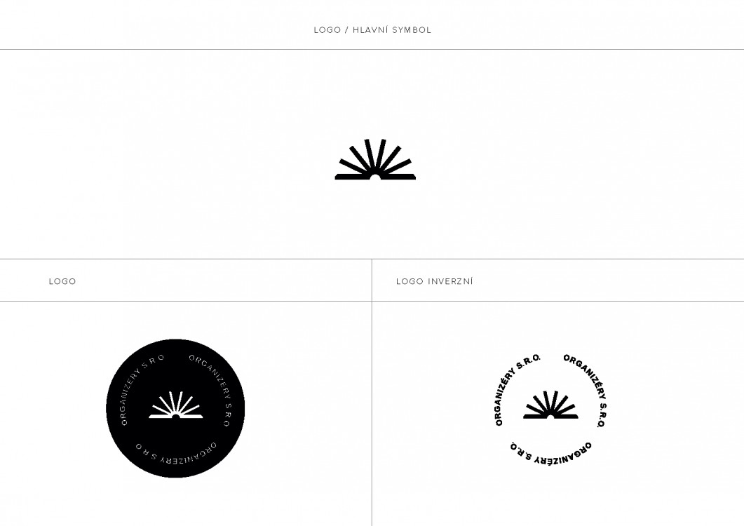 ORGANIZÉRY S.R.O. / Hlavní logo a jeho varianty