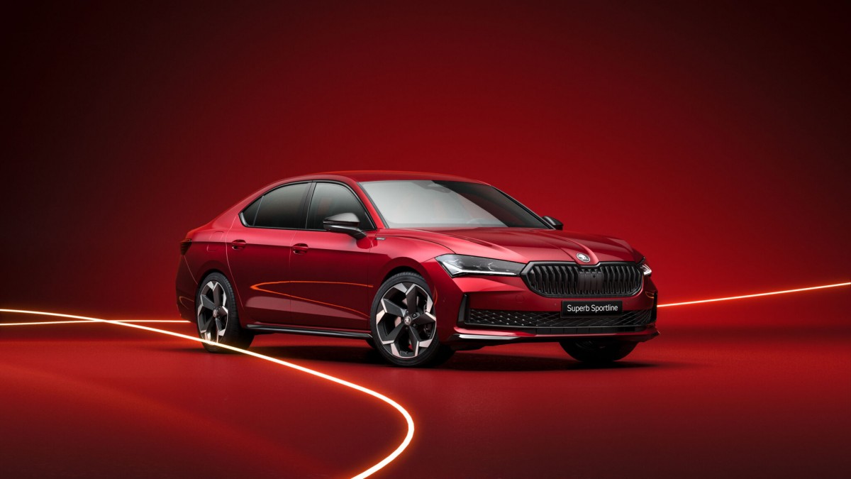 Škoda Superb Sportline – vizualizace
