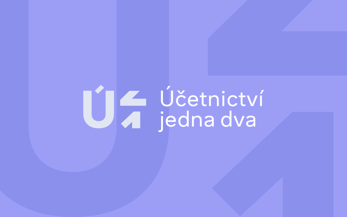 Logo a vizuální styl účetnictví jedna dva