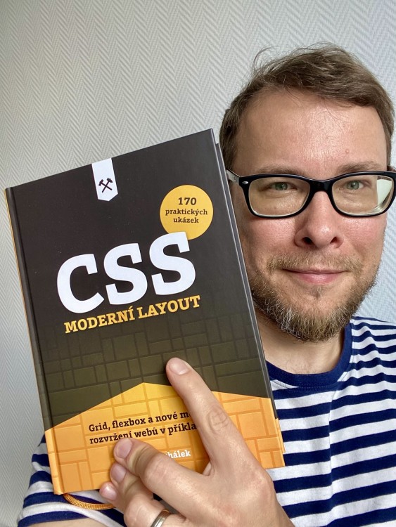 Kniha „CSS: moderní layout“, kterou jsem vydal v roce 2022