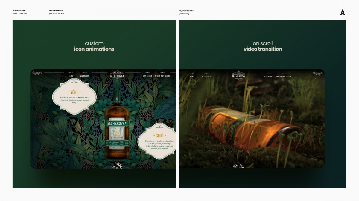 Becherovka – webdesign