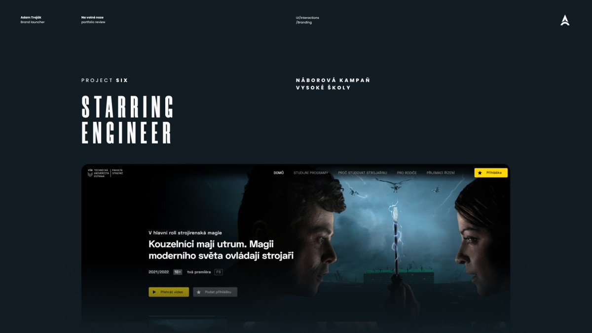 Starring  Engineer – náborová kampaň vysoké  školy