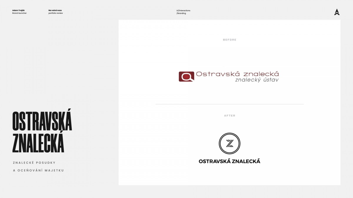 Ostravská znalecká | redesign značky