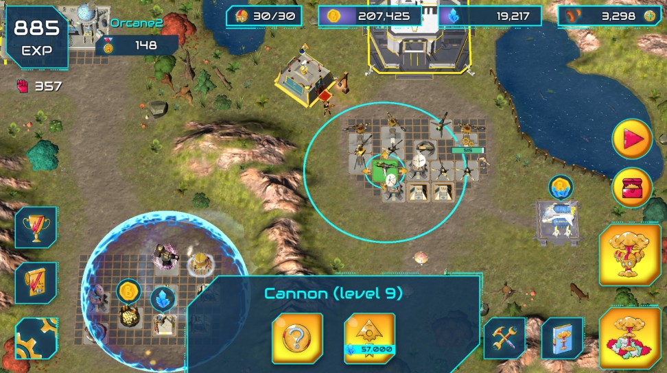 Boulder BASE - ukázka ze hry