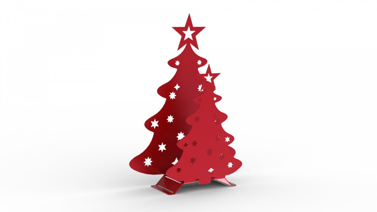 3D vizualizace vánočního stromku