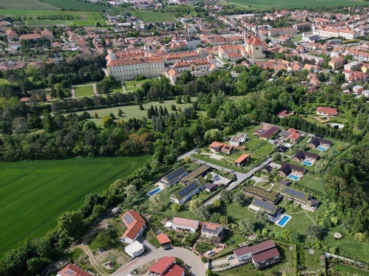 Zákres rodinných domů do fotografie - 3D vizualizace