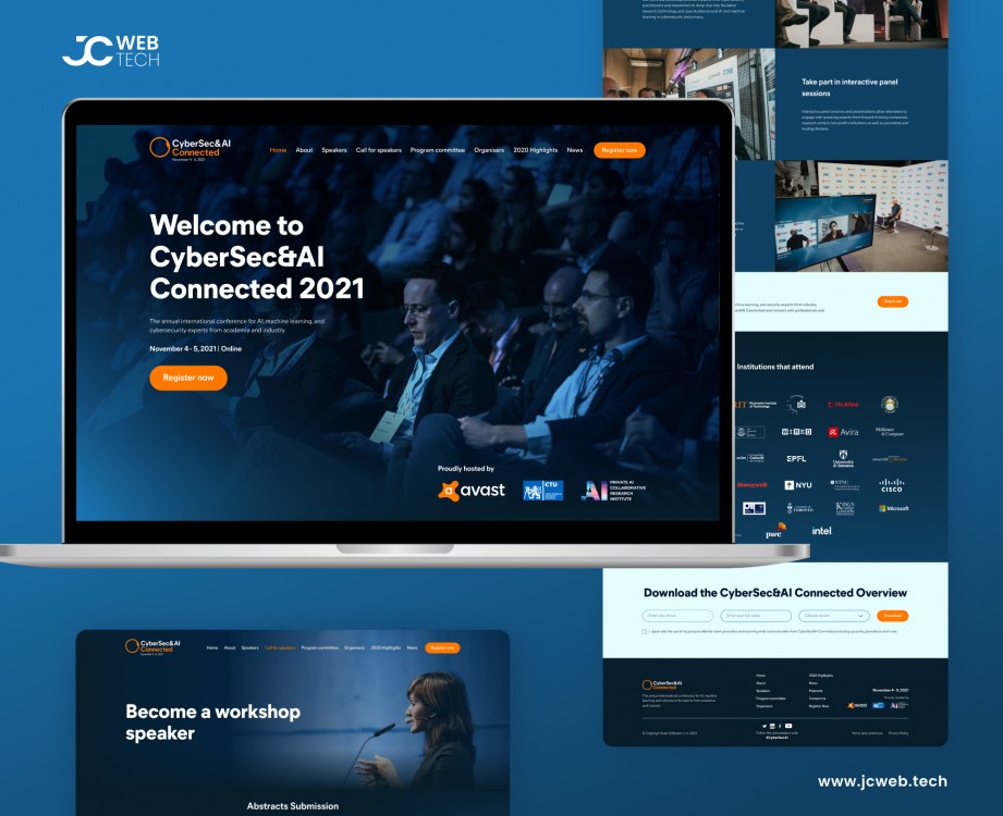 Webové stránky Avast CybersecAI