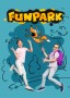 Obálka učebnice FUNPARK pro Klett – liška a děti v komiksovém stylu