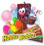Reklamní poutač Hubba Bubba – maskot žvýkačky s kuřátkem a bublinami