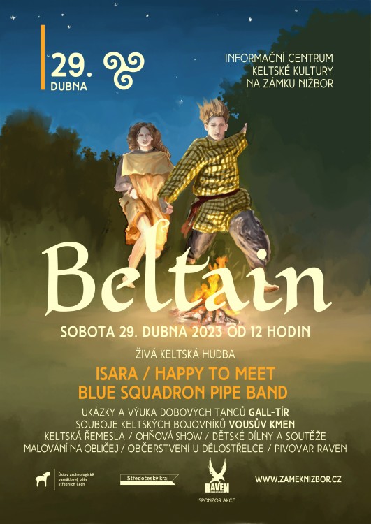 Beltain 2023 | ilustrovaný plakát