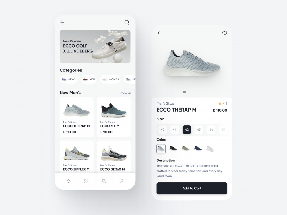 Návrh mobilní aplikace pro prodejce obuvi